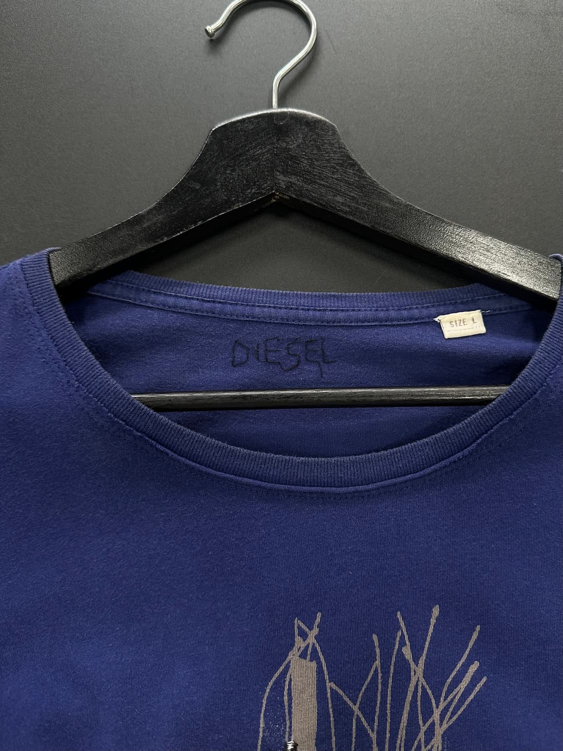 디젤 자수 빈티지프린팅 루즈 롱슬리브  상품이미지7