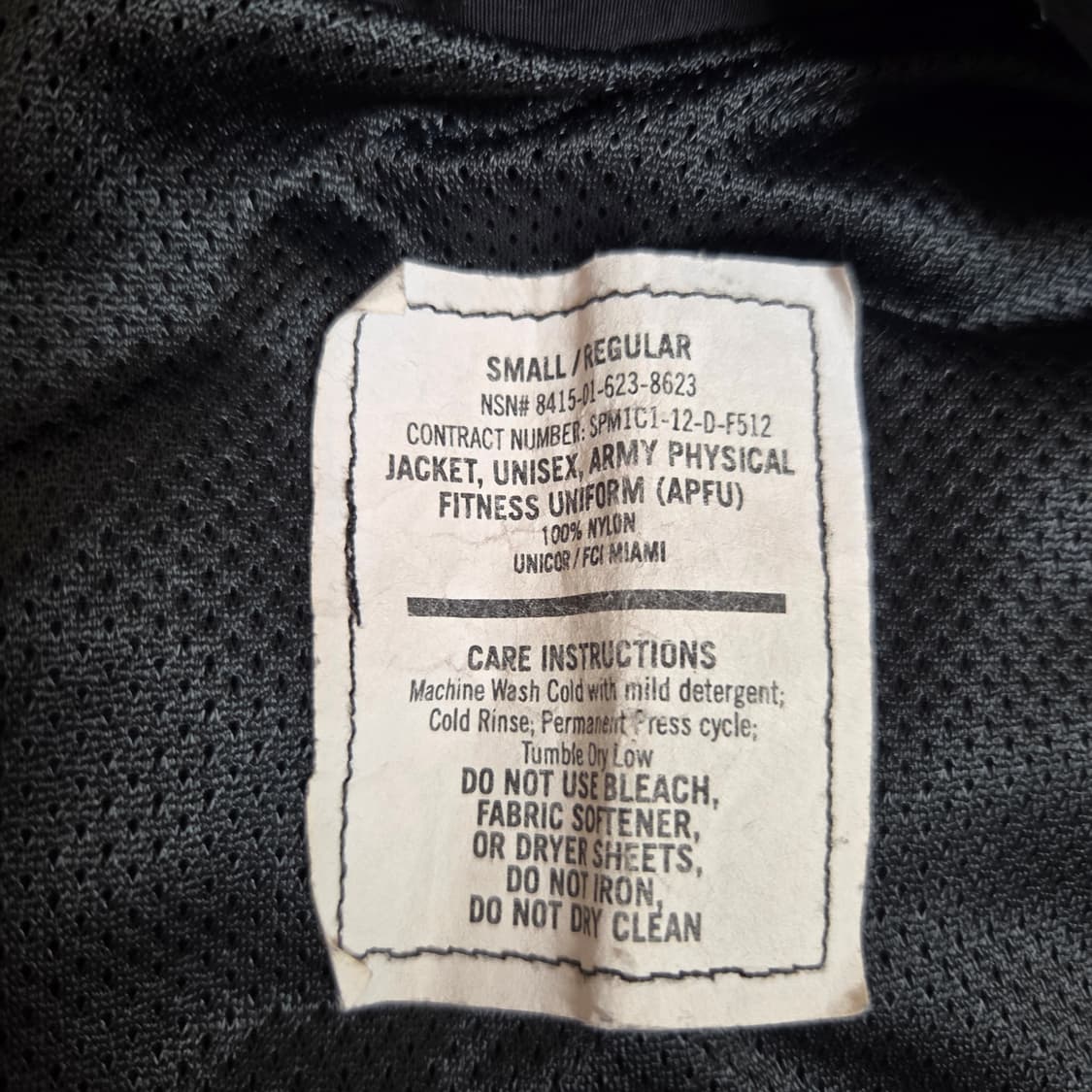 미군 신형 PT복 APFU 스몰-레귤러 IPFU 상품이미지9