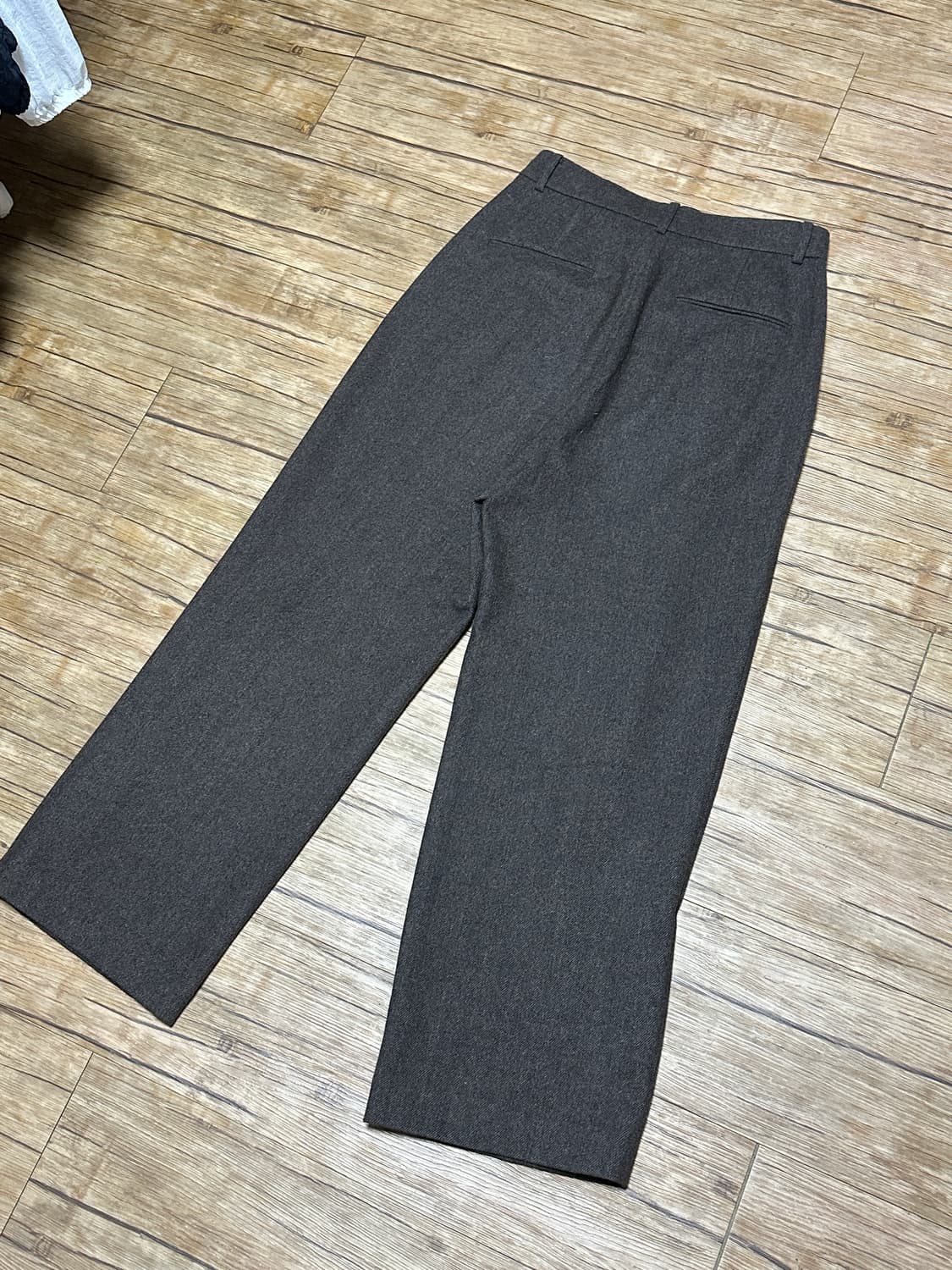 아모멘토 울 마틴 팬츠 브라운 M사이즈 판매 상품이미지5