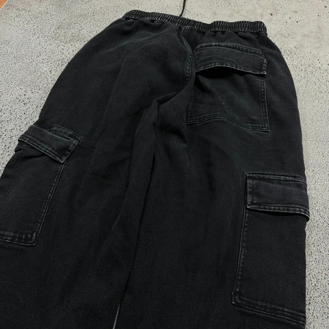 ✨ (바배) 빈티지 블랙 카고 팬츠  상품이미지4