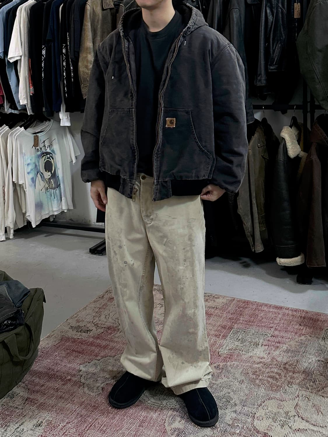 OG 칼하트 J130 액티브 자켓 칼하트 BLK 아이유 상품이미지10