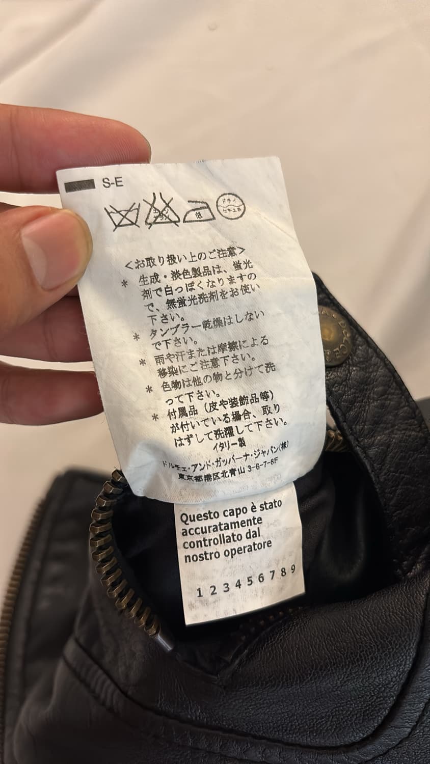 00‘s 돌체 앤 가바나 싱글 라이더 자켓 상품이미지6