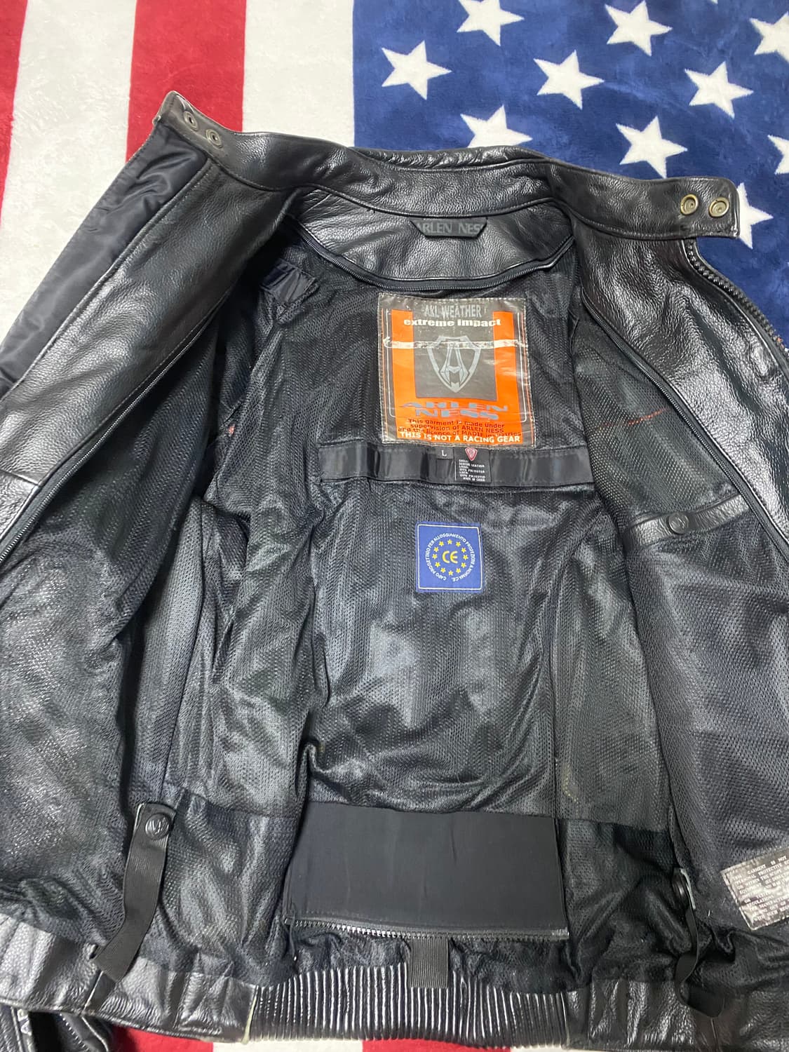 알렌네즈 라이더 가죽자켓 상품이미지6