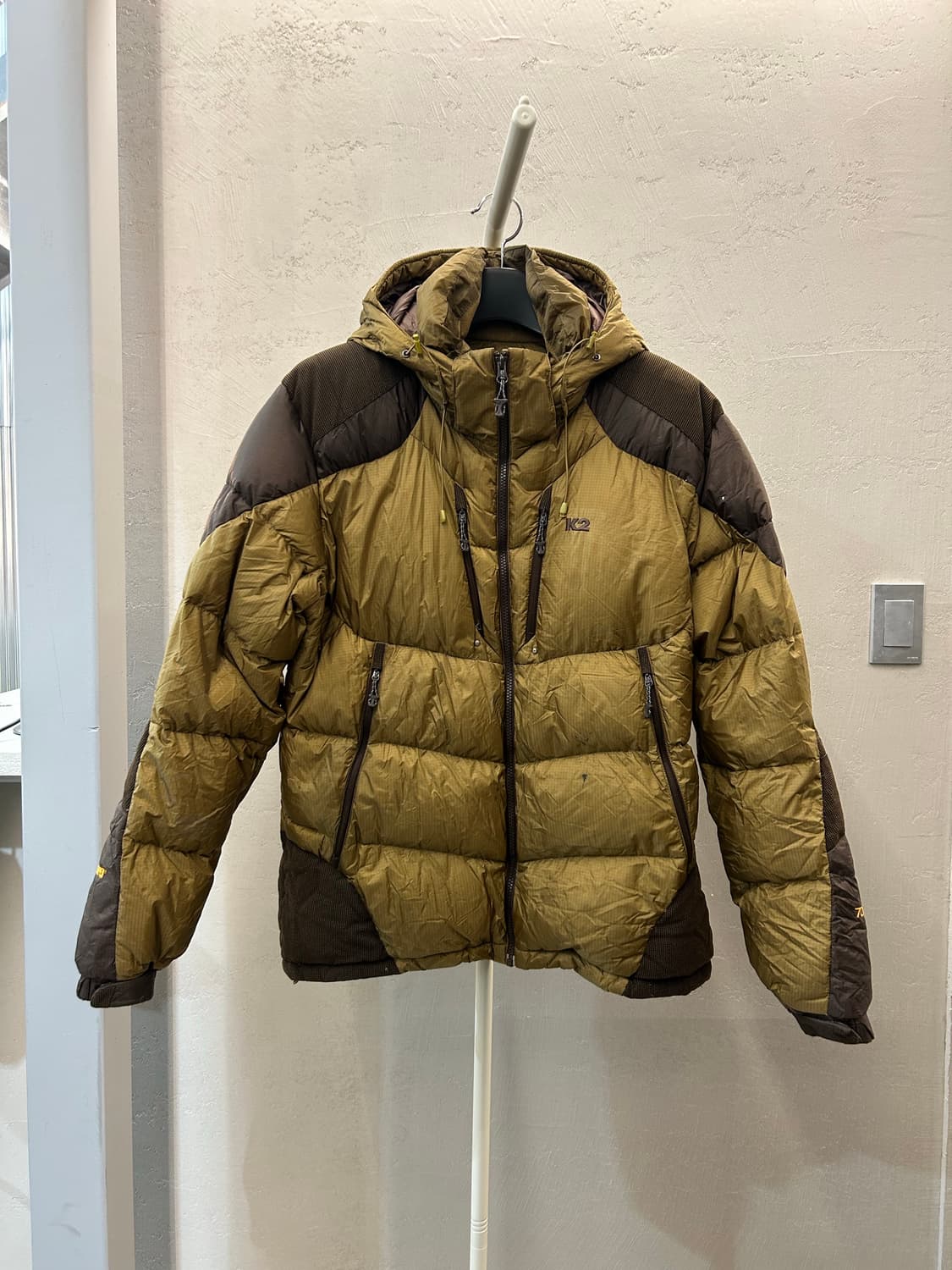 K2 구스 패딩 골드 브라운 상품이미지2
