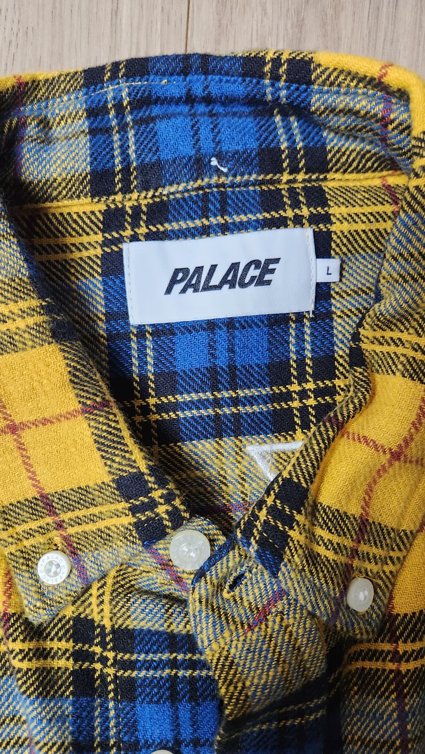 팔라스 플란넬 드롭 숄더 셔츠 옐로우 - 22FW 상품이미지5