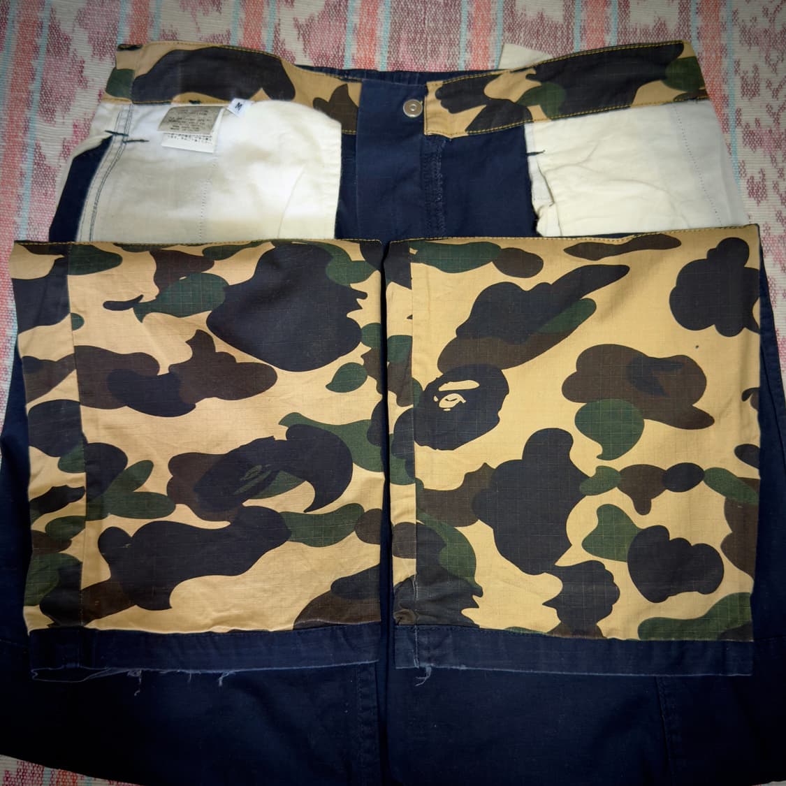 00s Old Bape Sun Faded Military Pants 상품이미지8