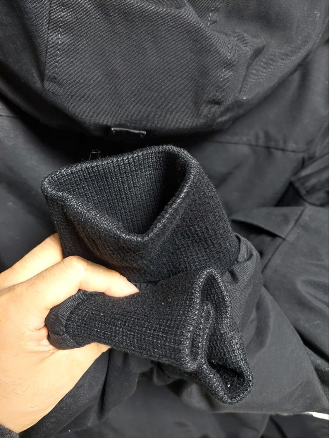 무스너클 블랙 발리스틱 봄버 패딩 신형 L 상품이미지10