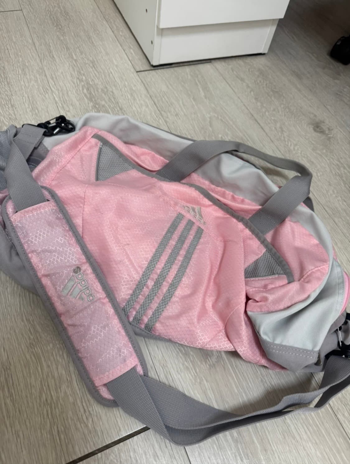 아디다스 빈티지 핑크 더플백 보스턴백 숄더백 대장급 스포티 갸루 상품이미지1