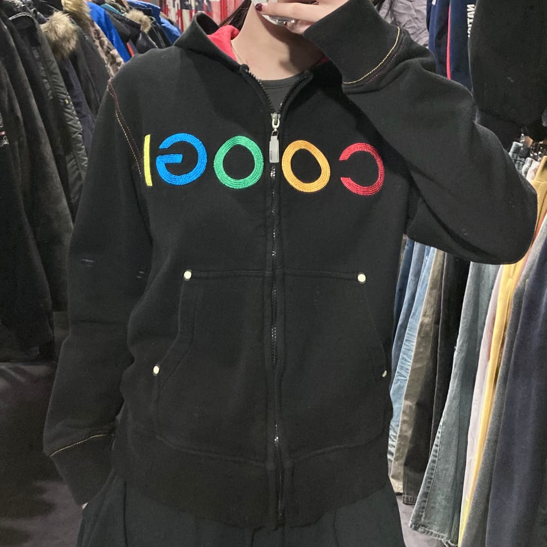 [IM]쿠지 후드집업 블랙 상품이미지4