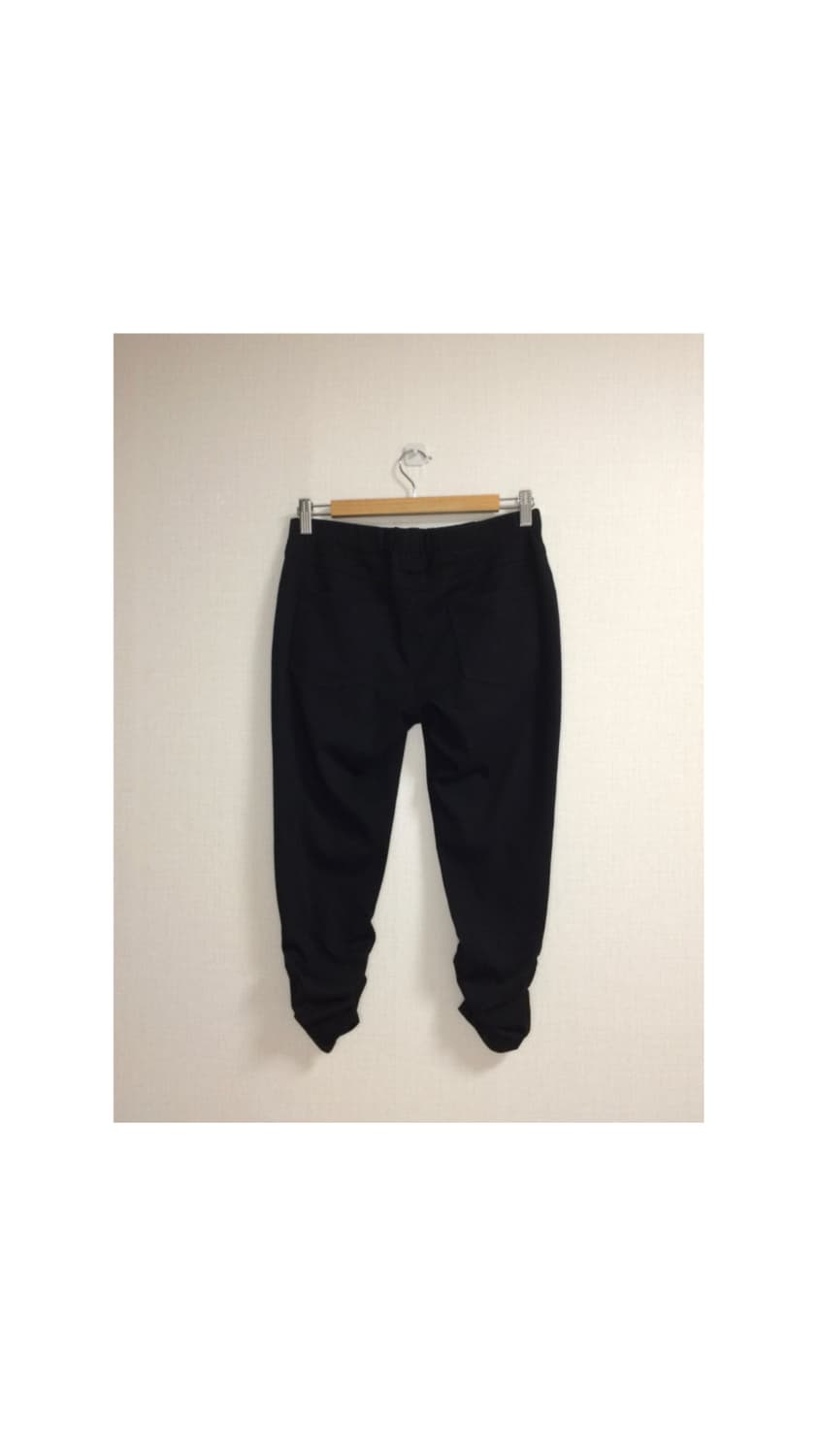 빈티지 블랙 셔링 레깅스 팬츠 상품이미지4