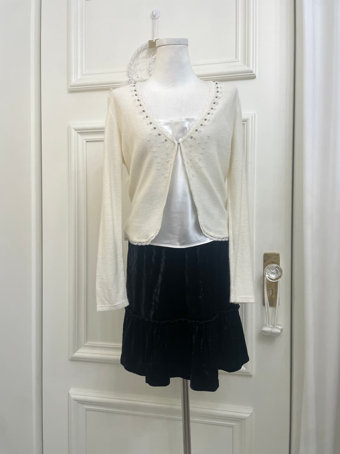 black velvet mini frill point midi bandi 상품이미지6