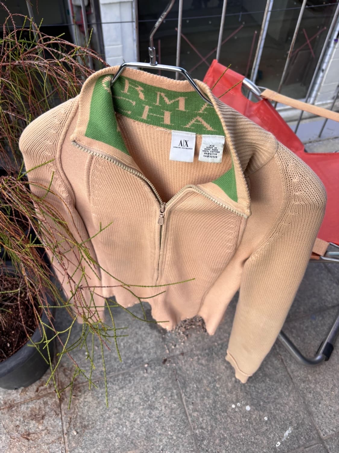 Vintage Armani Knit Zip Up 상품이미지1