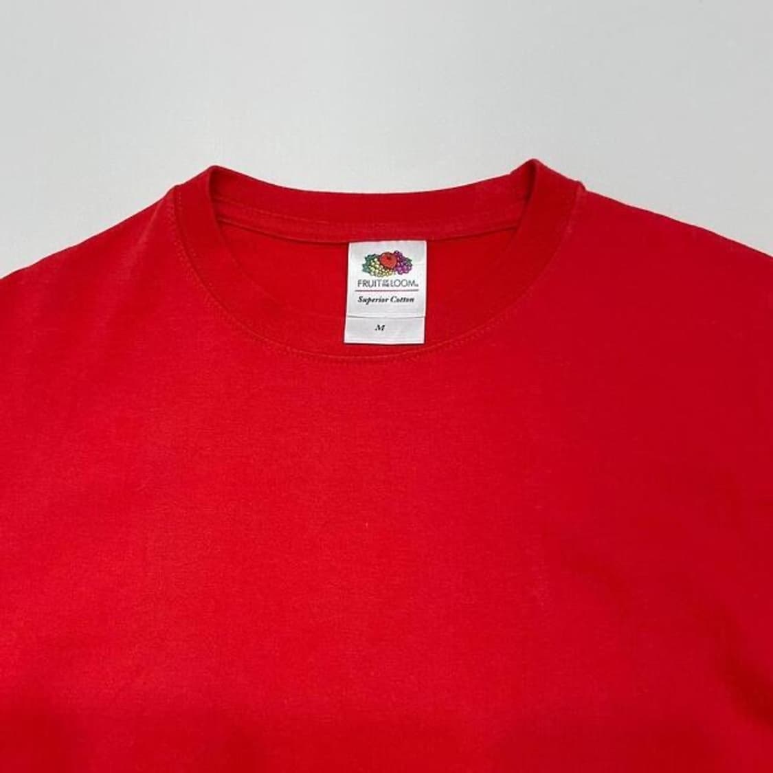 프룻오브더룸 무지 티셔츠 (M)  상품이미지3