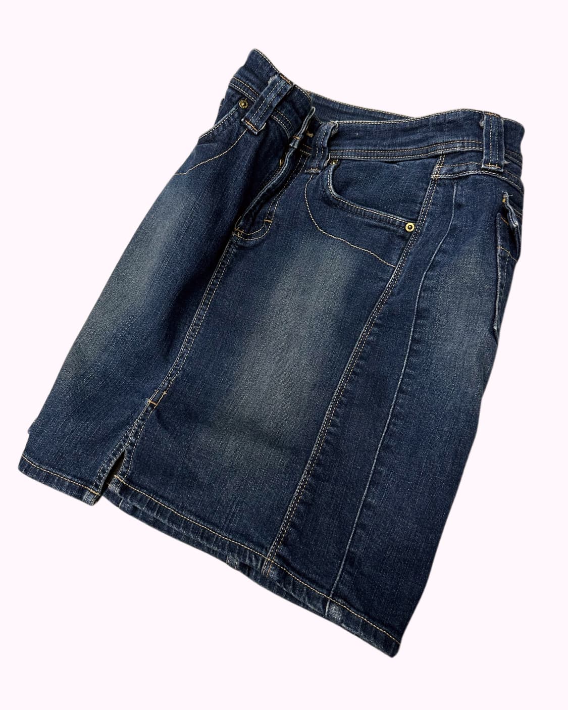 C17 pannel line denim skirt 상품이미지4