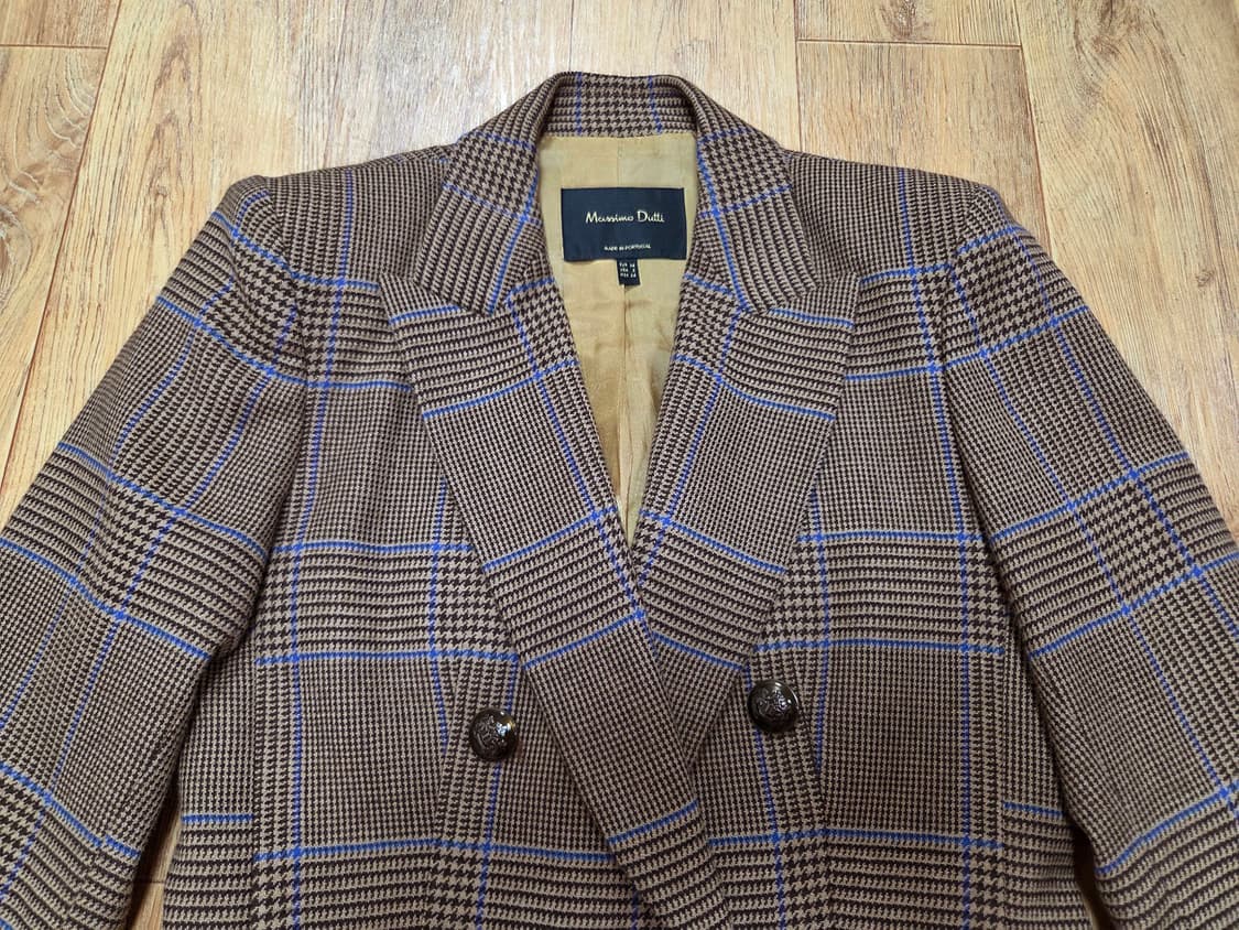 마시모두띠(Massimo Dutti) 체크 울자켓 55 상품이미지2