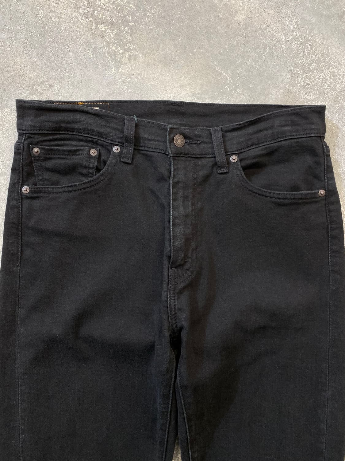 [32] Levi's 505 리바이스 프리미엄 빅E 블랙 데님팬츠 상품이미지6