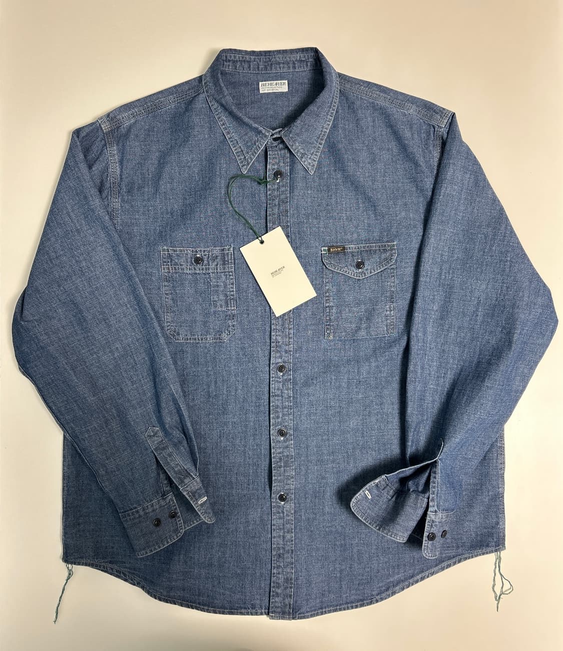 비헤비어 CHAMBRAY UNIFORM SHIRTS 상품이미지3