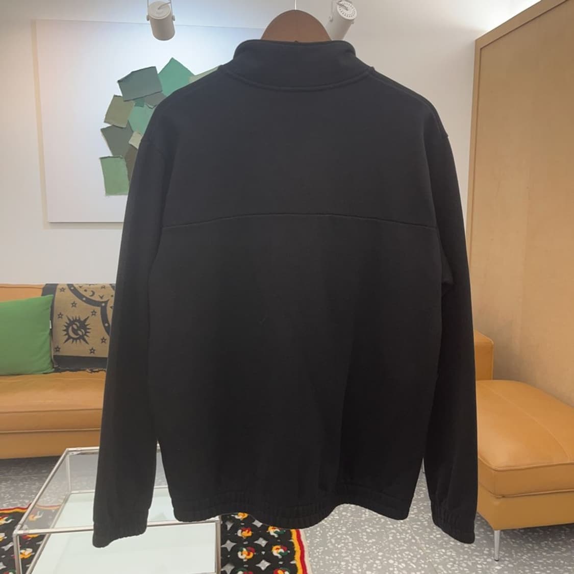 칼하트 레트로 라인스펠로고 약기모 반집업 맨투맨 S C07361 상품이미지4