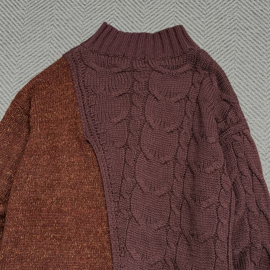 마우지 레이어드 니트 v1595 상품이미지4