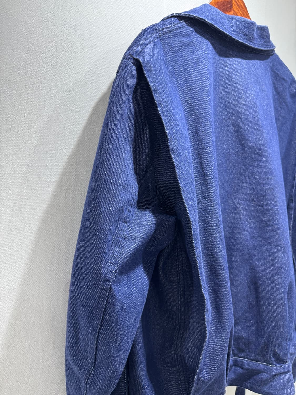 80s 이탈리아군 데님 워크 자켓 (빅 사이즈) 상품이미지9