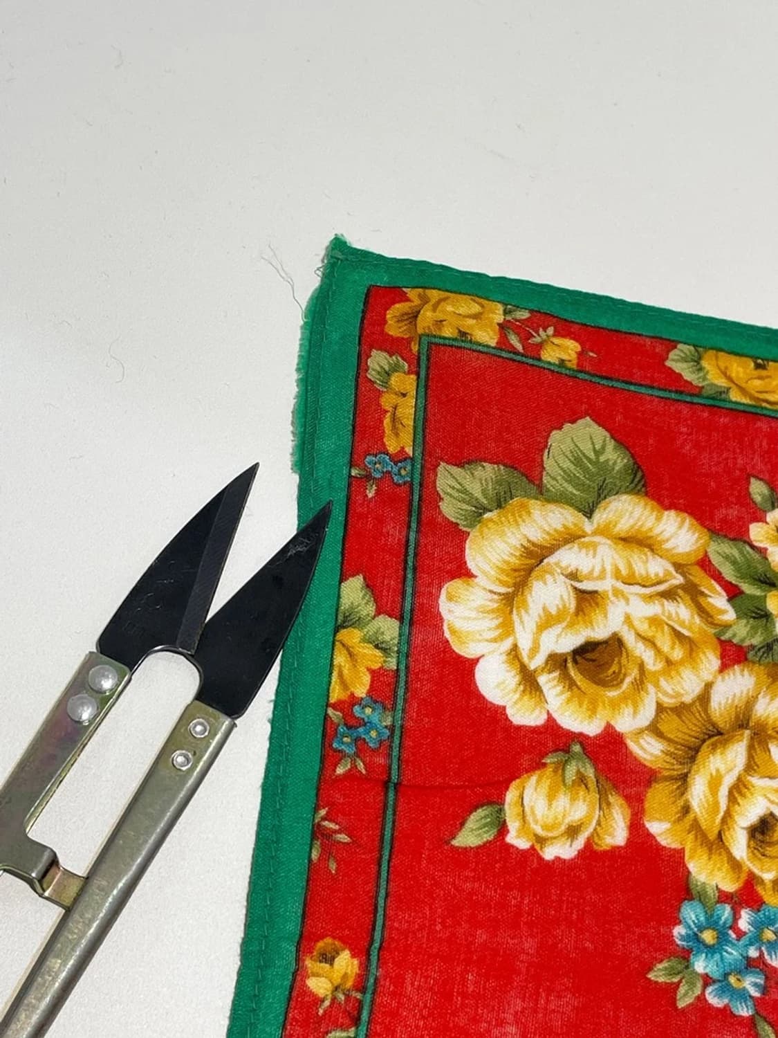 겐조 00s 재팬 플라워 패턴 쁘띠 손수건 A1467 상품이미지5