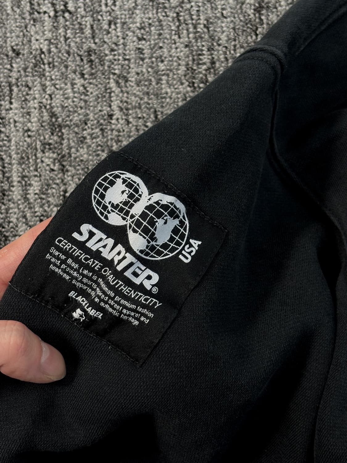 스타터 오버핏 하프집업 상품이미지6