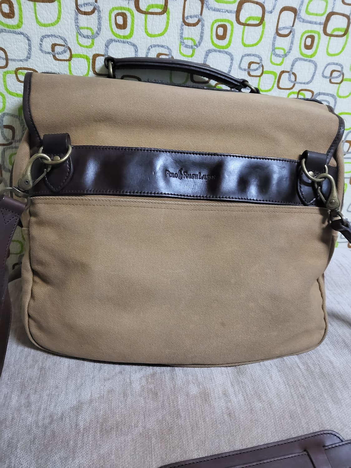 폴로 랄프로렌 캔버스 메신져백 상품이미지1