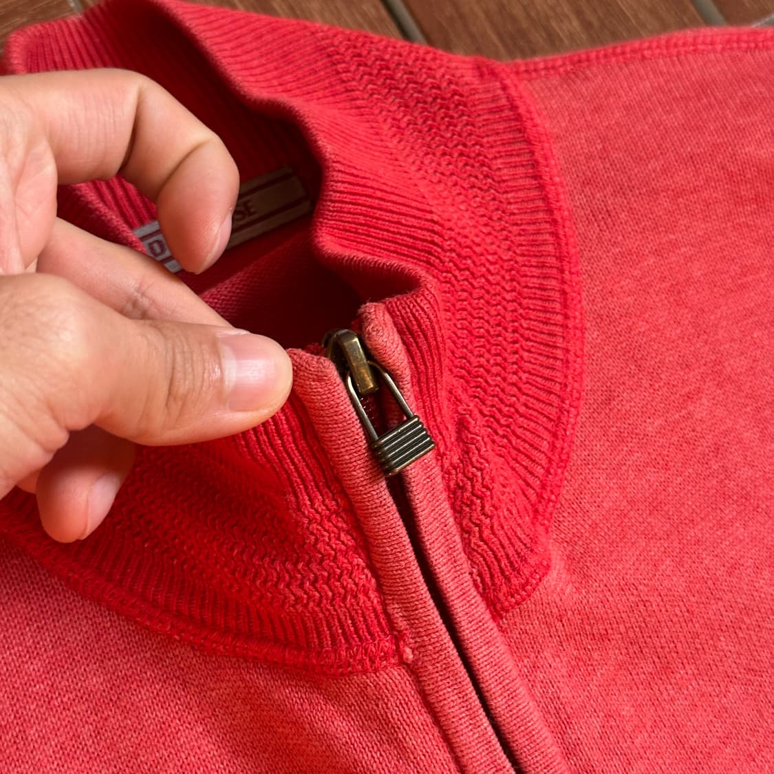 Do classe knit zip-up cardigan  상품이미지3