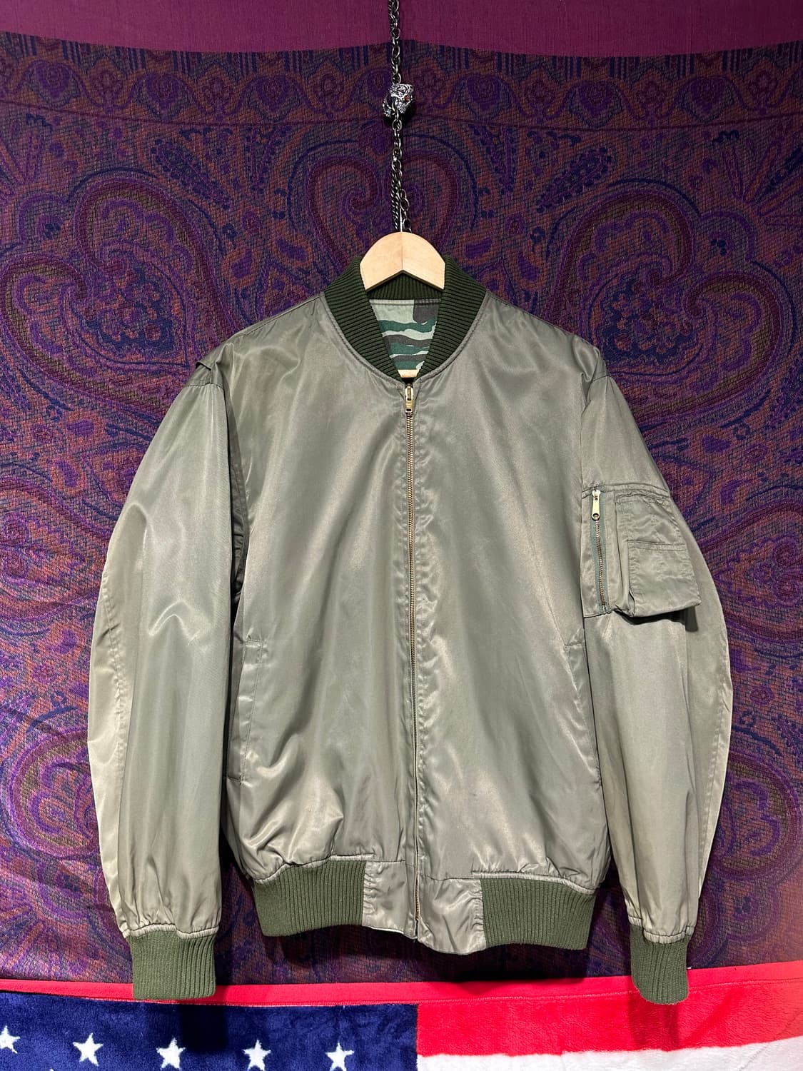 일본 자위대 공군 리버시블 항공점퍼  상품이미지1