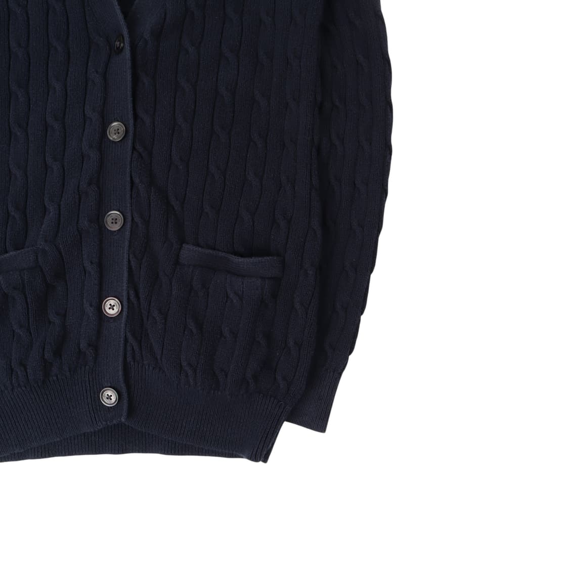 폴로 랄프로렌 네이비 케이블 니트 가디건 상품이미지4