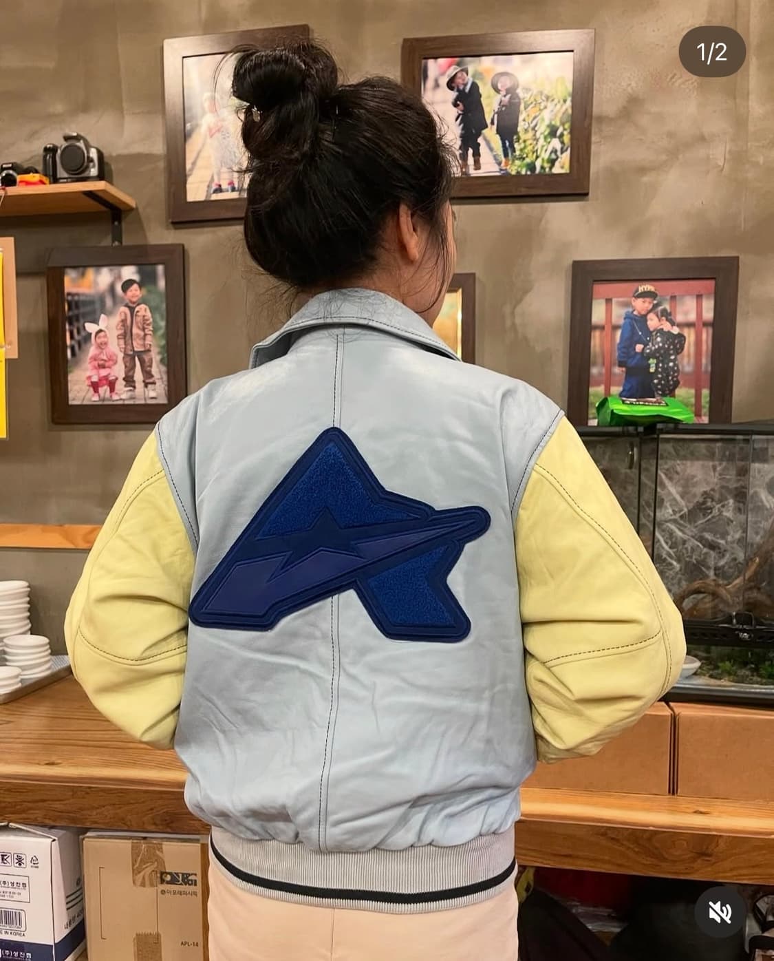 아비렉스 우먼 키즈 양가죽자켓 상품이미지6