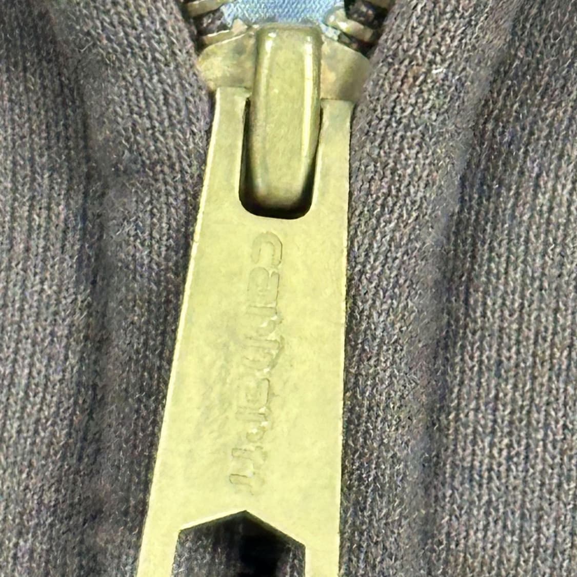 칼하트 써멀 브라운 타이다이 후드집업 (실측 XXL) 상품이미지6