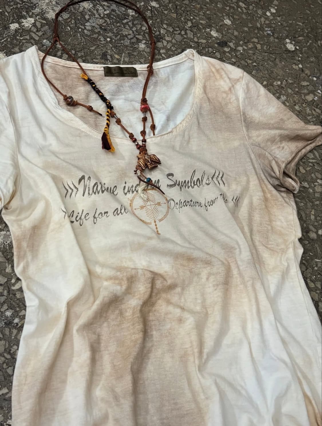 G.O.A Grunge Detail Top 상품이미지3