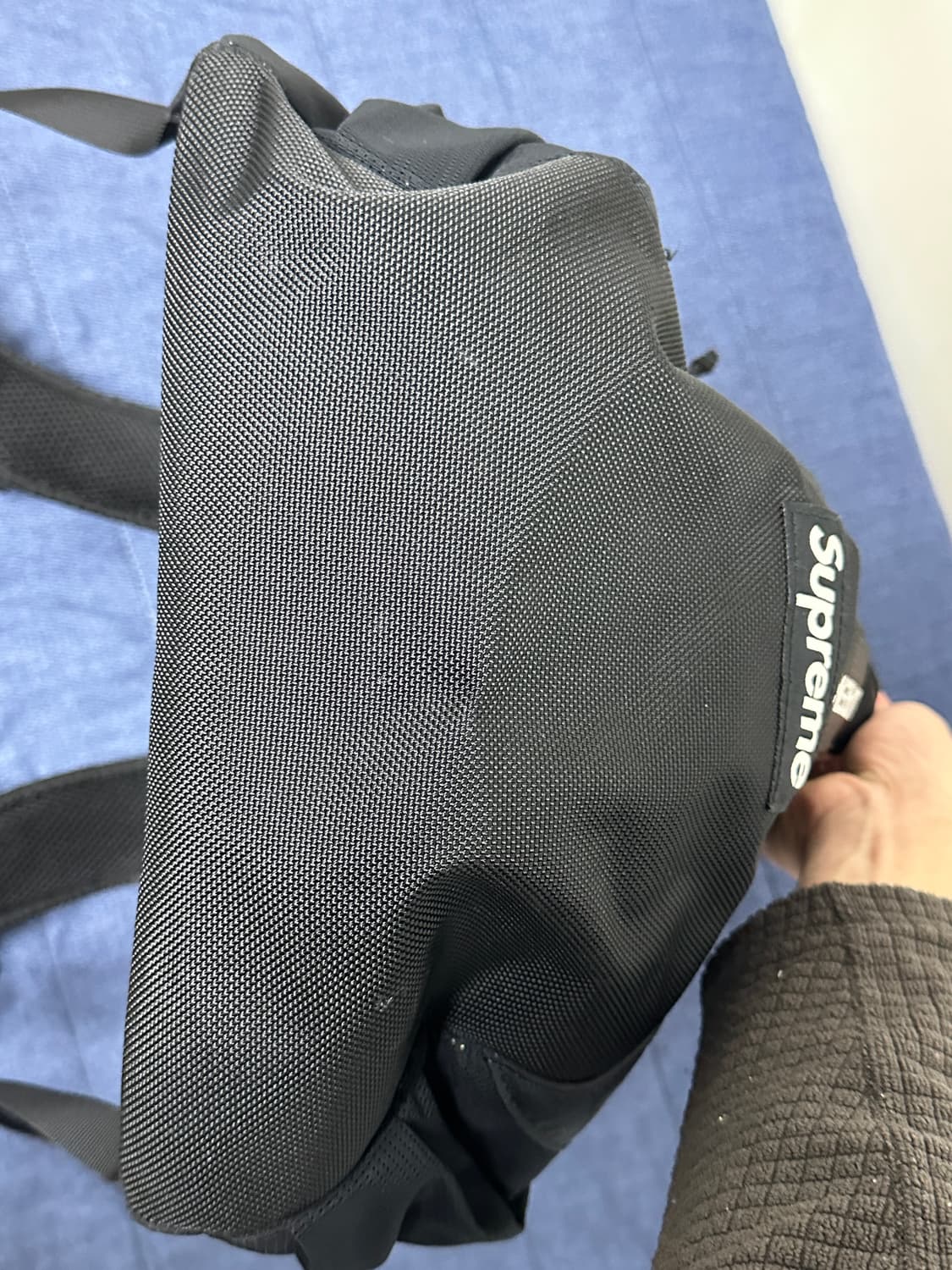 새상품급 22FW시즌 슈프림 가방 블랙  상품이미지4