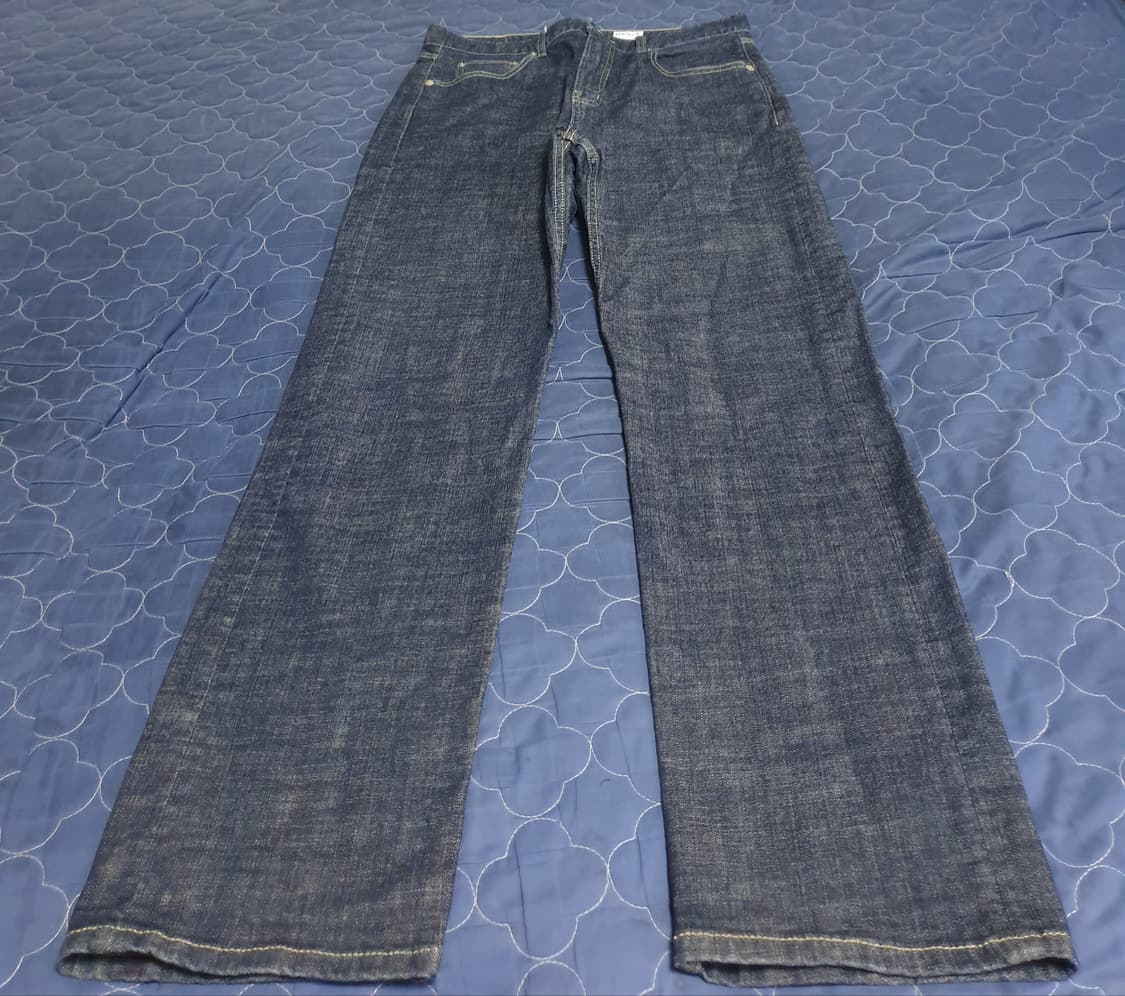 모드나인 MOD1 레귤러 스트레이트 소울인디고 생지 데님진 (32) 상품이미지2