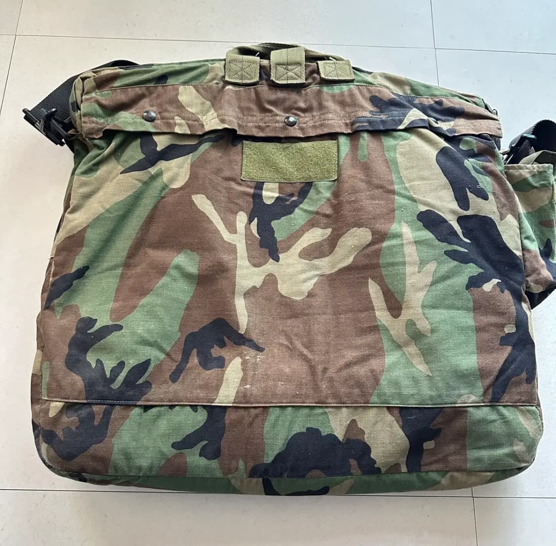 00s 오리지널 미군 HGU-56/P 파일럿 헬 멧백 우드랜드 상품이미지2