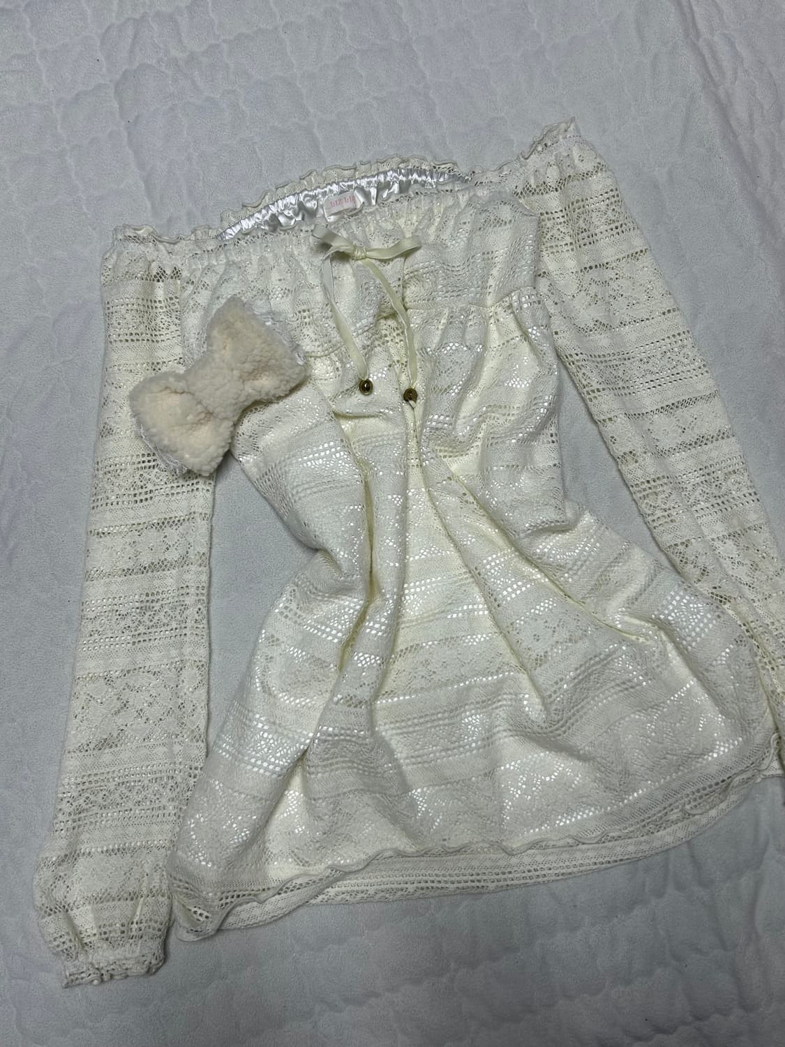 리즈리사 오프숄더 원피스 라떼갸루 히메갸루 큐롯 고전 판초 상품이미지1