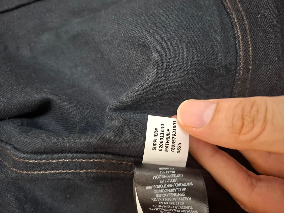 M RRL 더블알엘 lot271 블랙 데님 자켓 상품이미지9