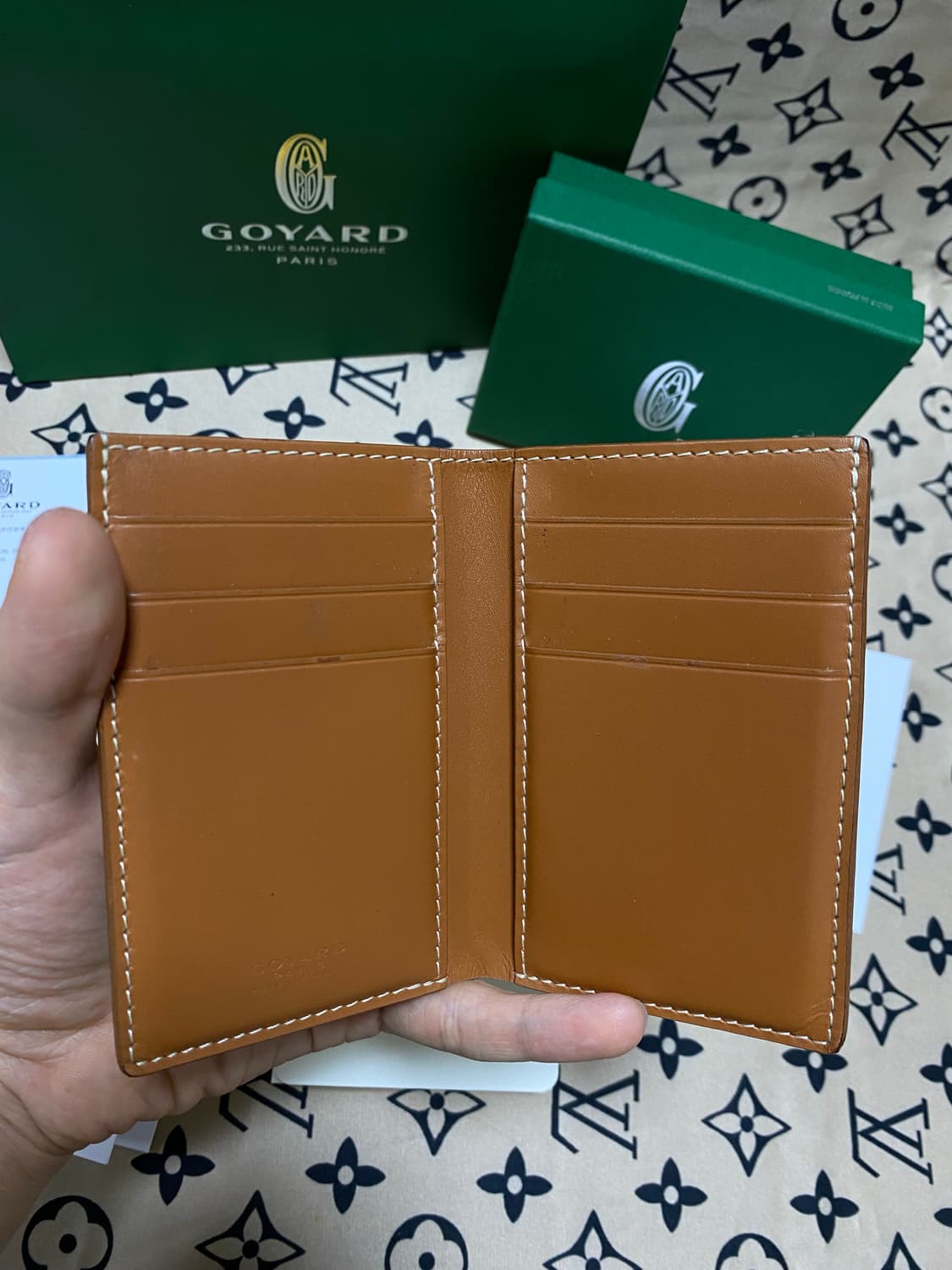 고야드 생피에르 오거나이저 블랙 탄 상품이미지5