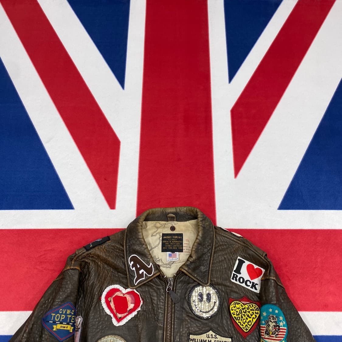 아비렉스A-2 가죽자켓 XL 상품이미지2