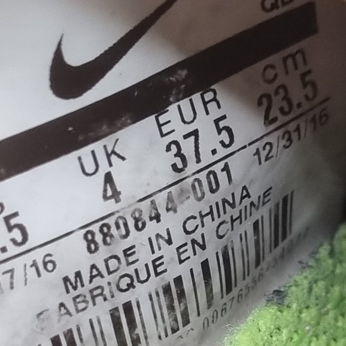 나이키 프리 런 플라이니트2017 운동화235 상품이미지6