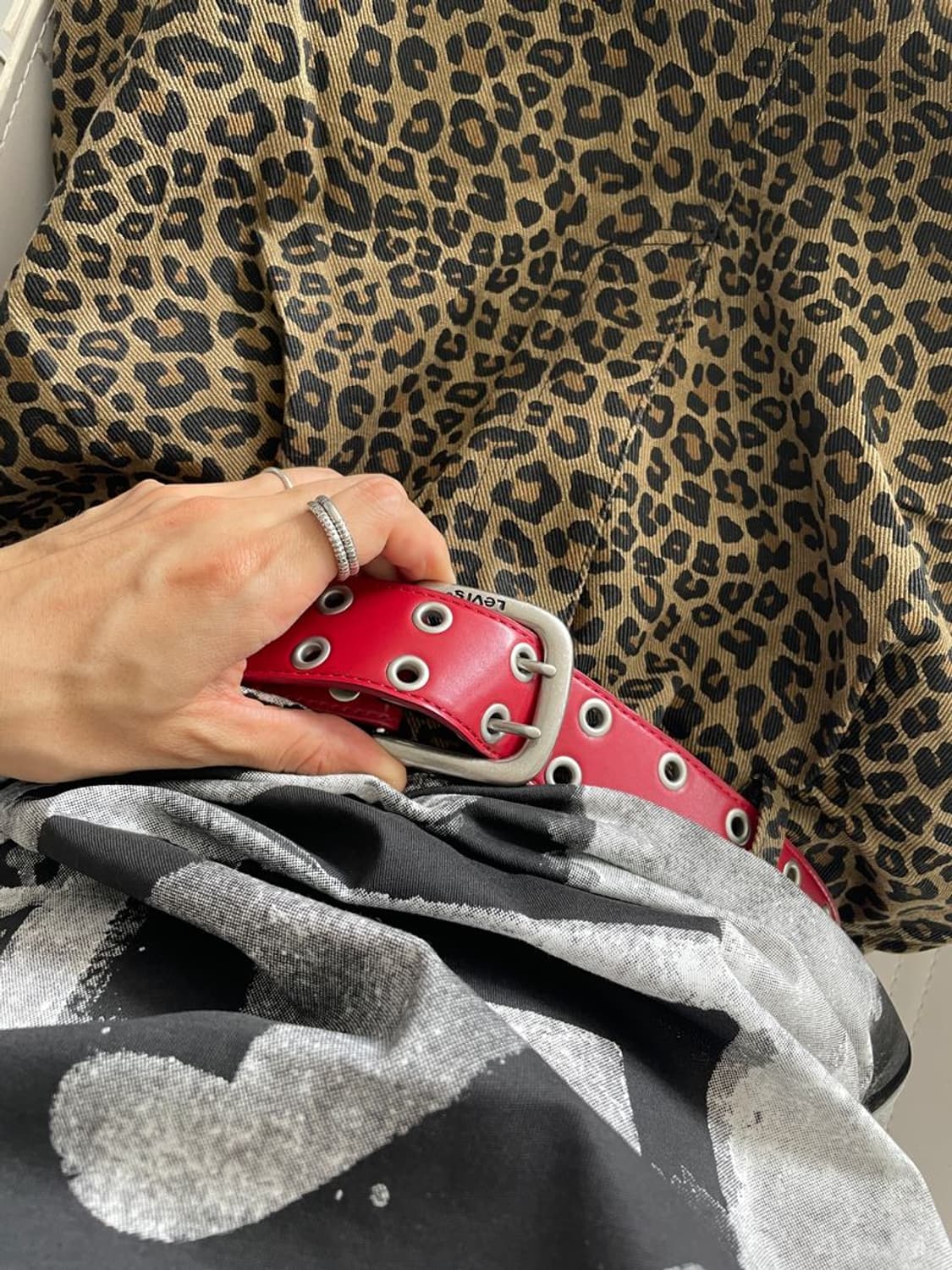 DOUBLE EYELET BELT 더블 아이릿 벨트 상품이미지1
