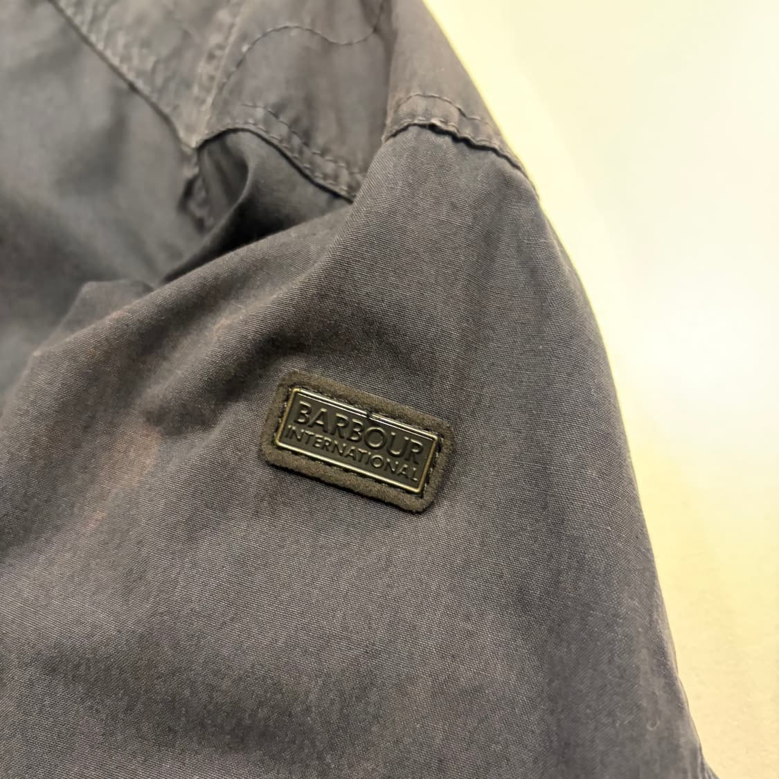 [M] 바버 인터네셔널 네이비 포켓 디테일 야상 자켓 C780 상품이미지4