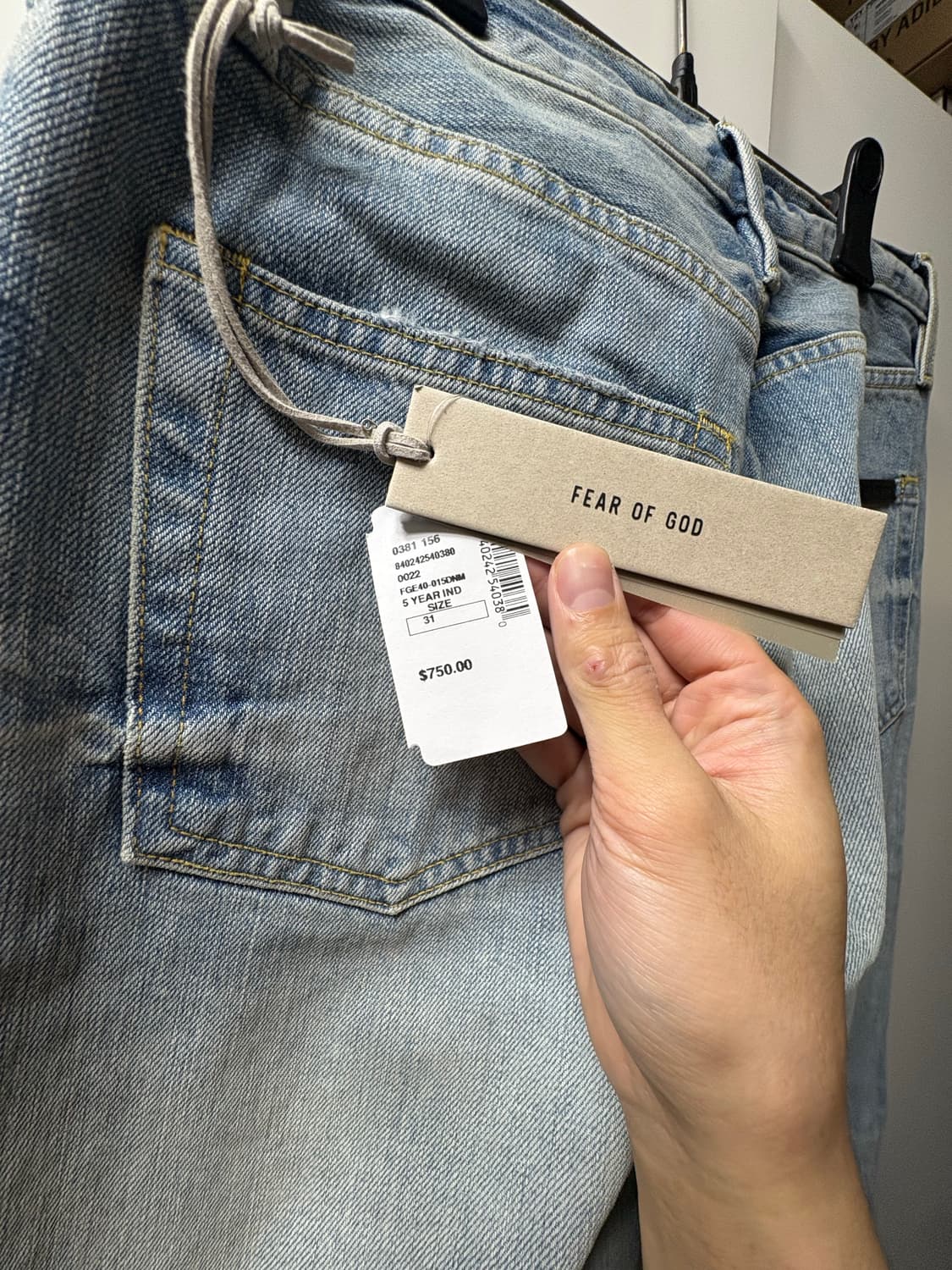 피어오브갓 7th 5years 청바지 31 상품이미지6