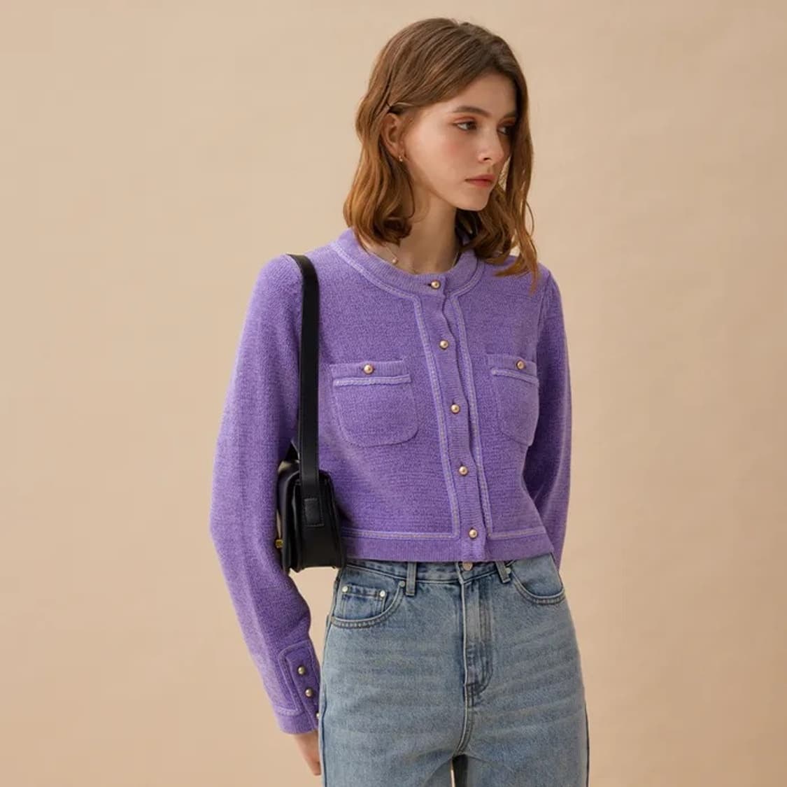 르니나 VESTA 니트자켓 상품이미지1