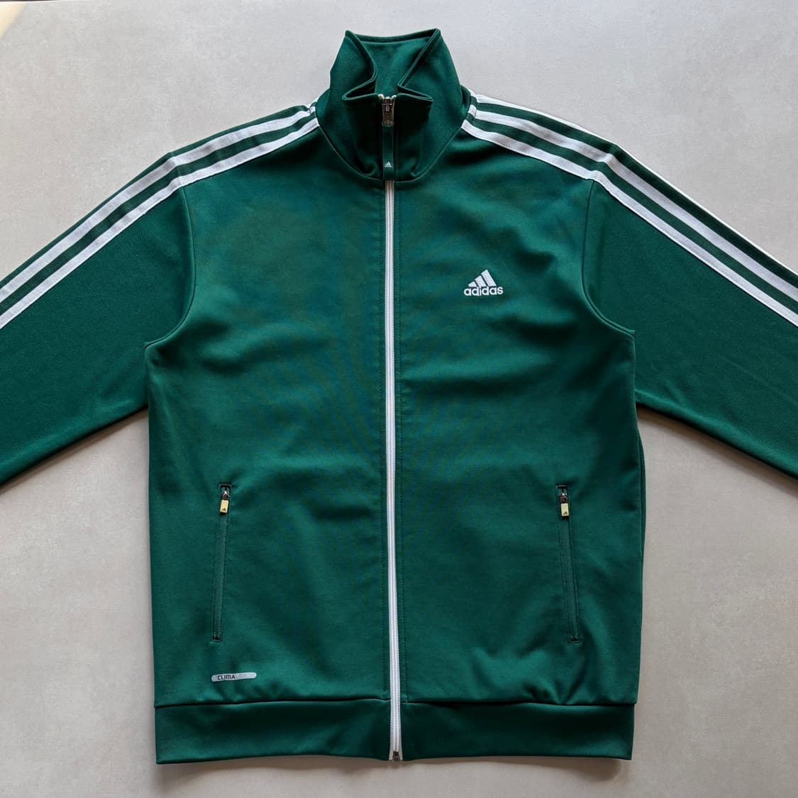 [L]아디다스 클래식 삼선 초흰 그린 트랙탑 져지 상품이미지3