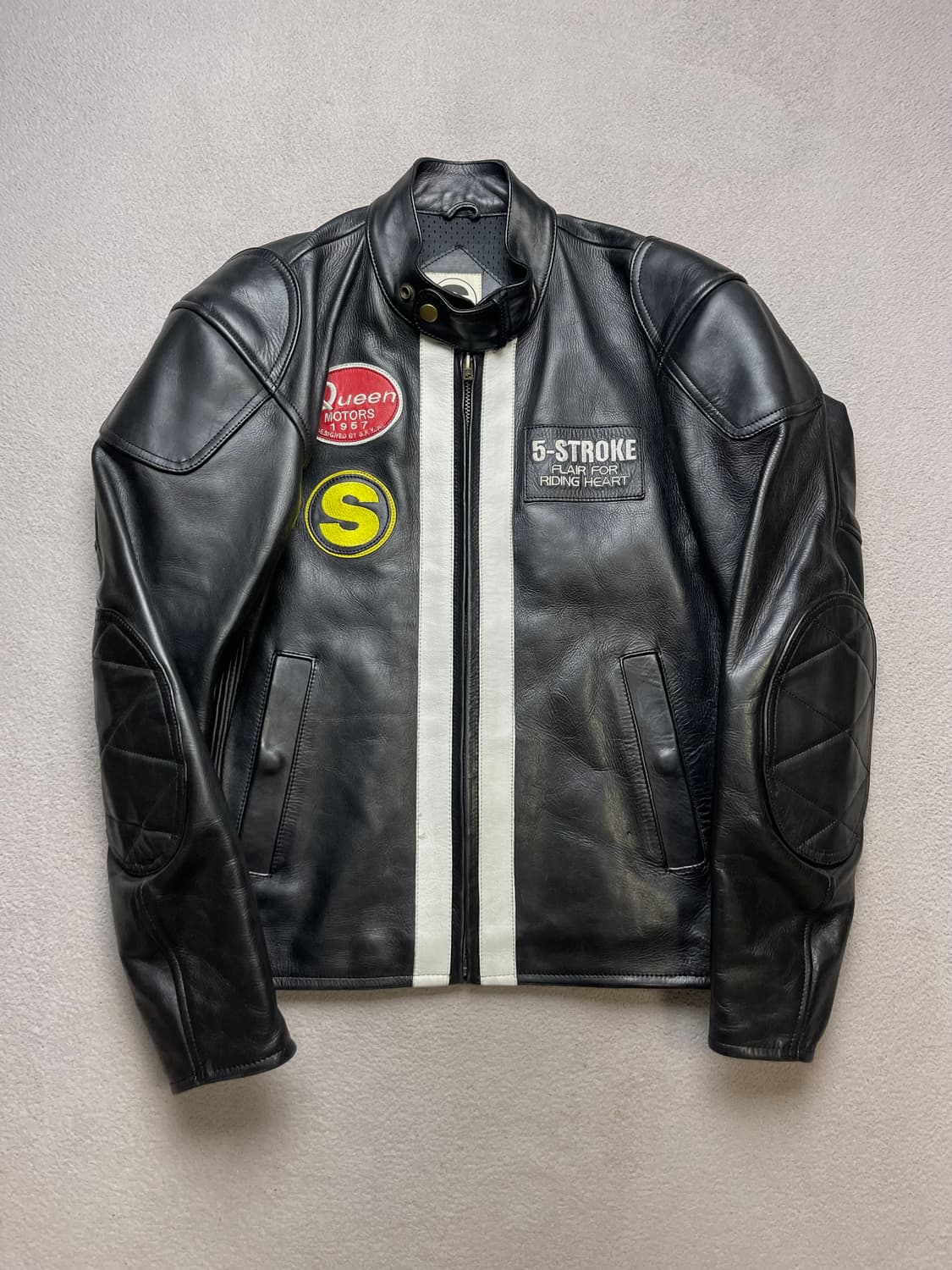 [L] QUEEN MOTORS 라이더자켓 -95-100 레이싱자켓 상품이미지2