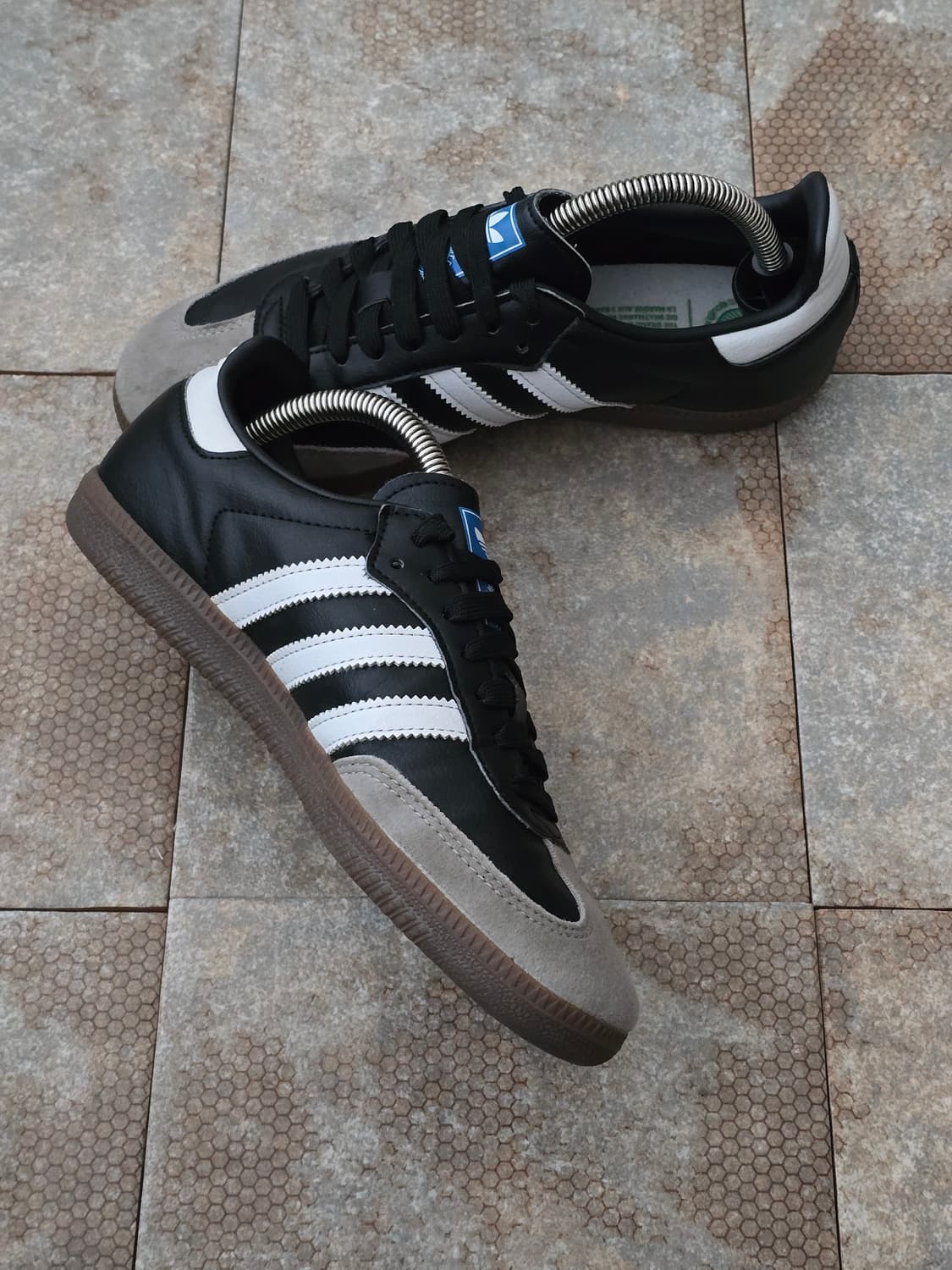 (230)아디다스 삼바 비건 블랙 화이트 상품이미지4