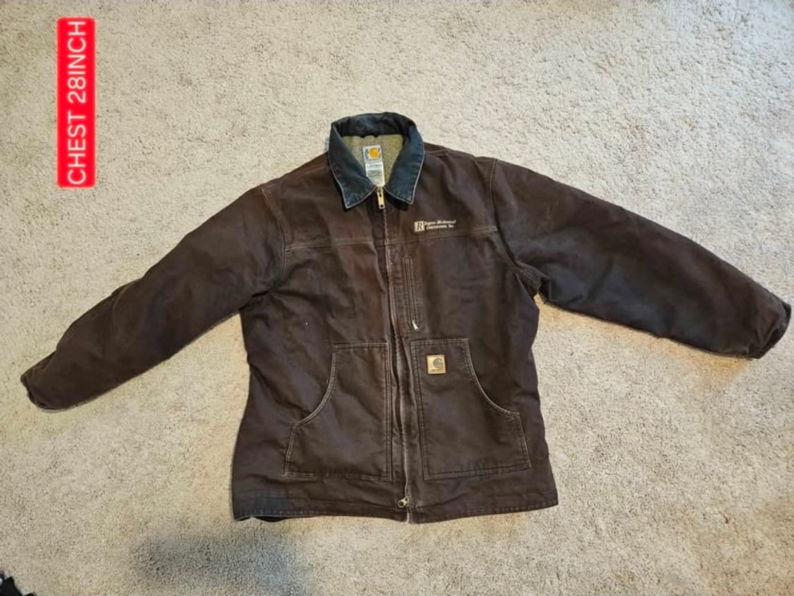 칼하트 C61 DKB dark brown 자켓 Man 2XL Tall 상품이미지1