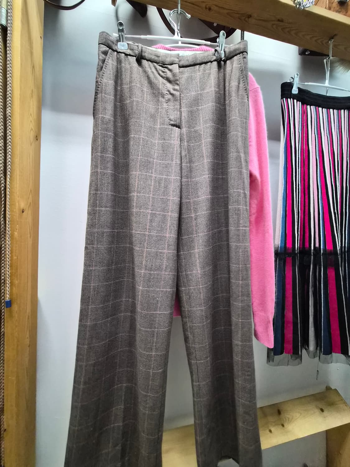 수입 캐시미어100% 니트. 막스마라 체크팬츠 상품이미지5